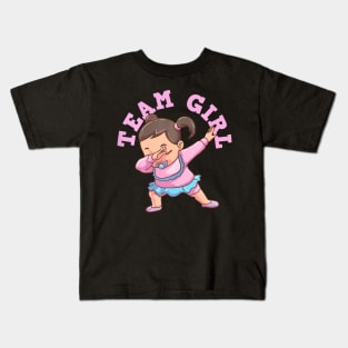 Gender Reveal Team Girl Kids T-Shirt